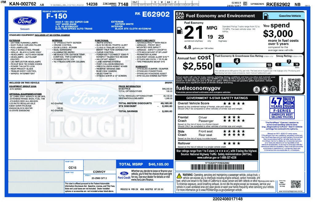 2024 Ford F-150 STX