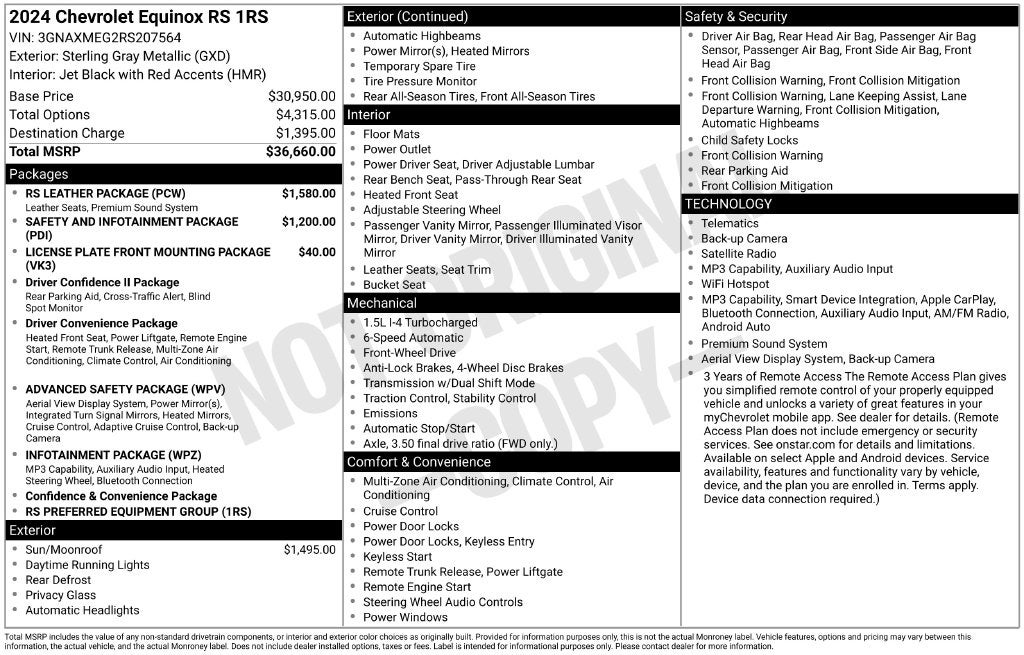 2024 Chevrolet Equinox RS