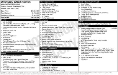 2025 Subaru Outback Premium