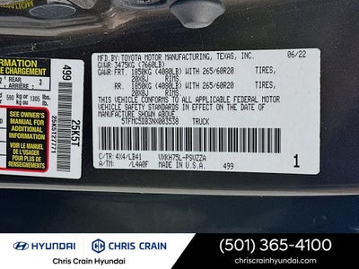 2022 Toyota Tundra Hybrid 1794 Edition