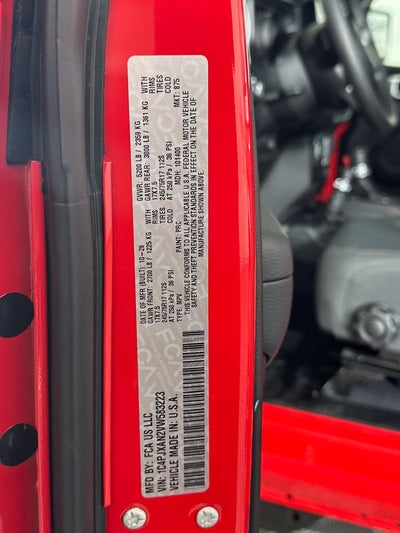 2027 Jeep Wrangler WRANGLER 2-DOOR SPORT