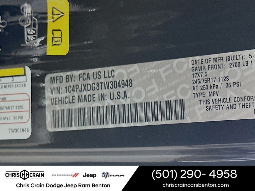 2026 Jeep Wrangler WRANGLER 4-DOOR SPORT S