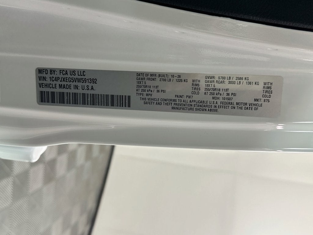 2027 Jeep Wrangler WRANGLER 4-DOOR SAHARA