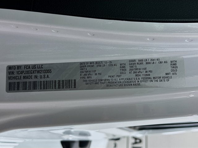 2026 Jeep Wrangler WRANGLER 4-DOOR SAHARA