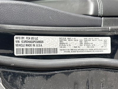 2023 Dodge Durango SXT Launch Edition RWD