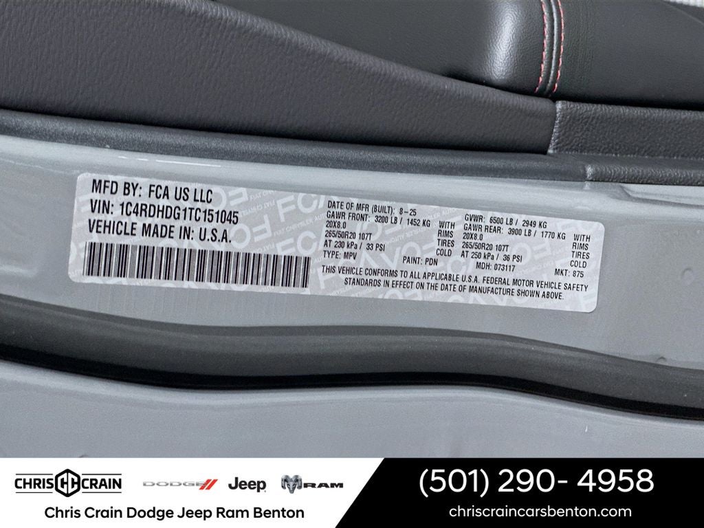 2026 Dodge Durango DURANGO GT RWD