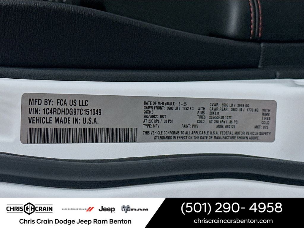 2026 Dodge Durango DURANGO GT RWD