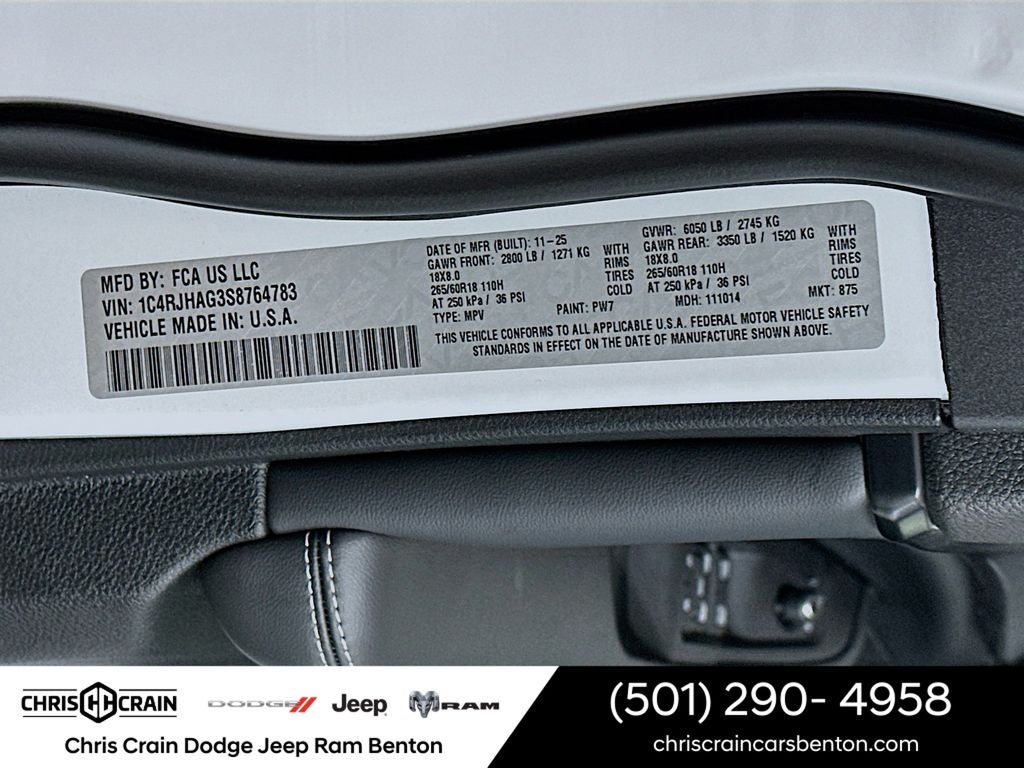 2025 Jeep Grand Cherokee GRAND CHEROKEE ALTITUDE X 4X4