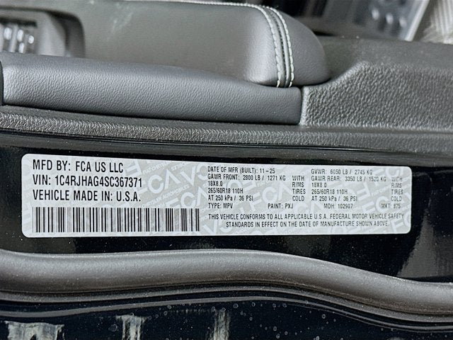 2025 Jeep Grand Cherokee GRAND CHEROKEE ALTITUDE X 4X4