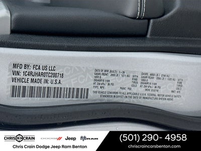 2026 Jeep Grand Cherokee GRAND CHEROKEE LAREDO ALTITUDE 4X4