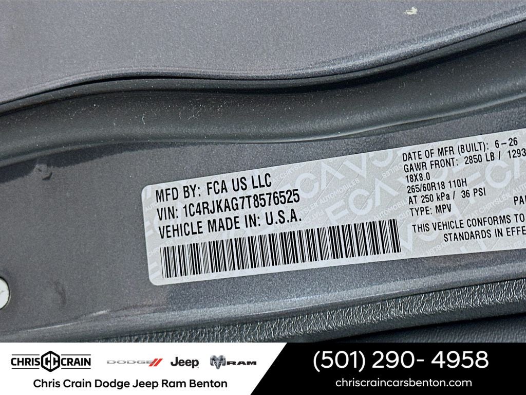 2026 Jeep Grand Cherokee GRAND CHEROKEE L LAREDO 4X4