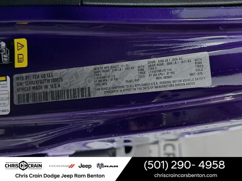 2026 Jeep Wrangler WRANGLER 4-DOOR RUBICON