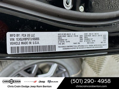 2026 Jeep Grand Wagoneer GRAND WAGONEER LIMITED ALTITUDE 4X4