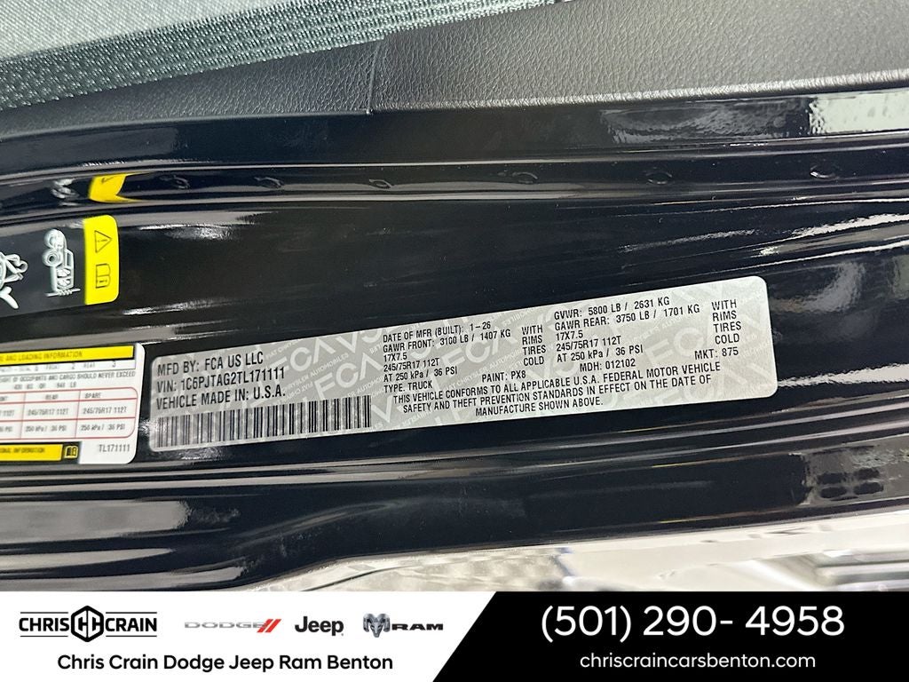 2026 Jeep Gladiator GLADIATOR SPORT S 4X4