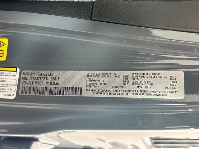 2026 Jeep Gladiator GLADIATOR MOJAVE 4X4