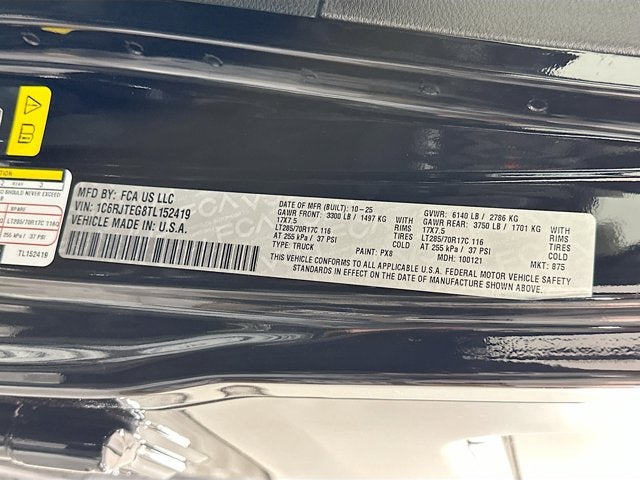 2026 Jeep Gladiator GLADIATOR MOJAVE 4X4