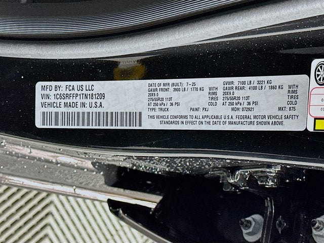 2026 RAM Ram 1500 RAM 1500 BIG HORN CREW CAB 4X4 5'7' BOX