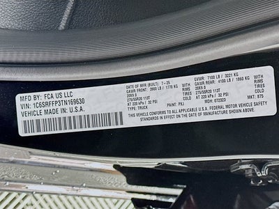 2026 RAM Ram 1500 RAM 1500 BIG HORN CREW CAB 4X4 5'7' BOX