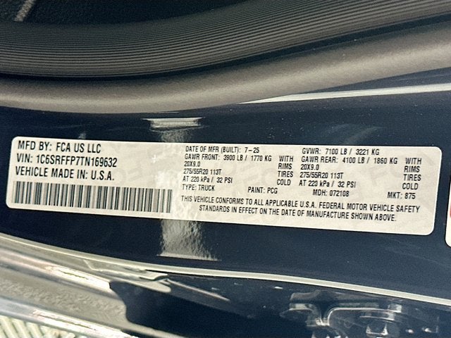 2026 RAM Ram 1500 RAM 1500 BIG HORN CREW CAB 4X4 5'7' BOX