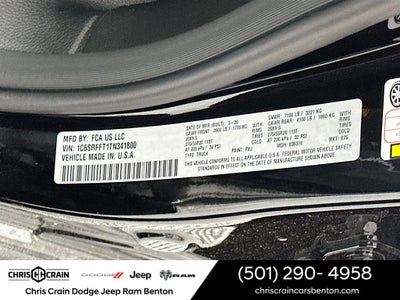 2026 RAM Ram 1500 RAM 1500 BIG HORN CREW CAB 4X4 5'7' BOX