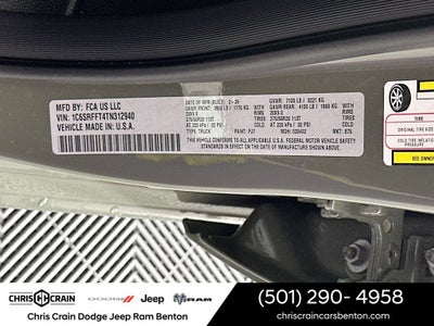 2026 RAM Ram 1500 RAM 1500 BIG HORN CREW CAB 4X4 5'7' BOX