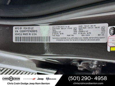 2026 RAM Ram 1500 RAM 1500 BIG HORN CREW CAB 4X4 5'7' BOX