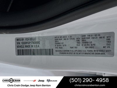 2026 RAM Ram 1500 RAM 1500 EXPRESS CREW CAB 4X4 5'7' BOX