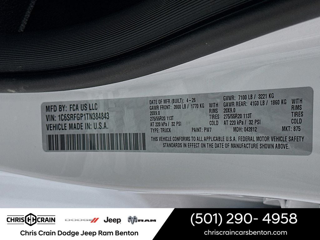 2026 RAM Ram 1500 RAM 1500 EXPRESS CREW CAB 4X4 5'7' BOX