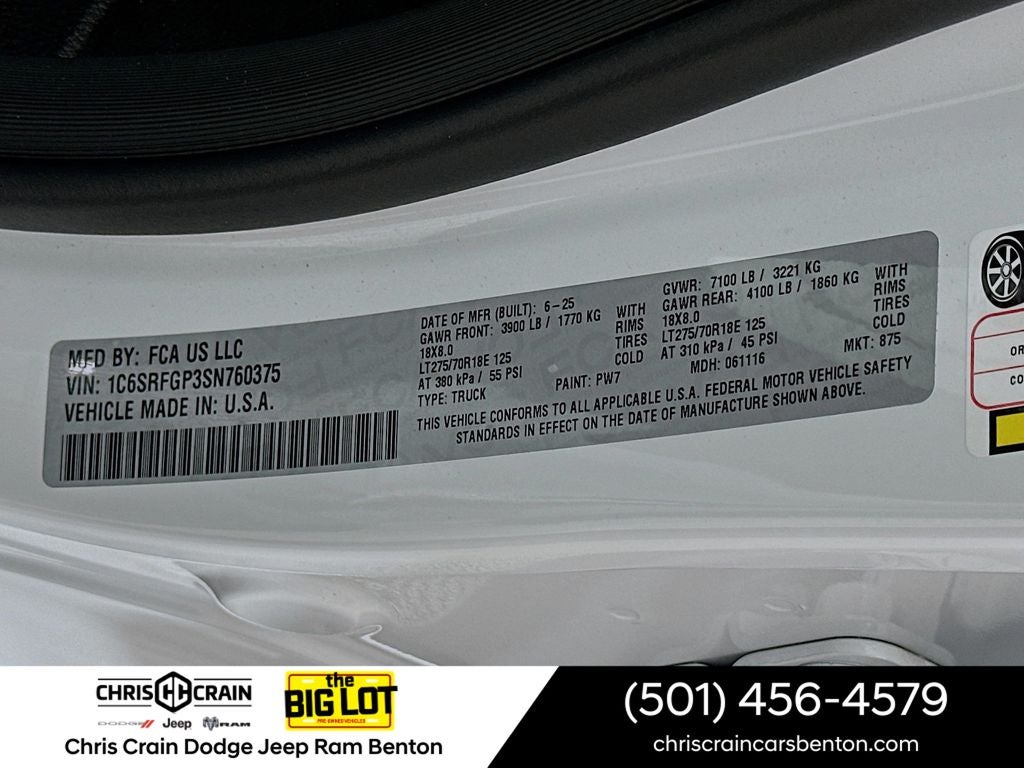 2025 RAM 1500 Warlock