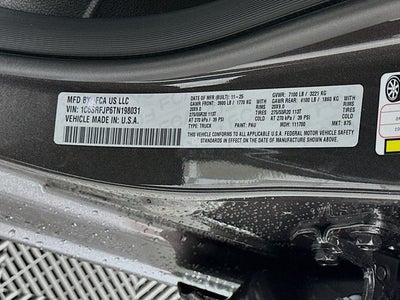 2026 RAM Ram 1500 RAM 1500 LARAMIE CREW CAB 4X4 5'7' BOX