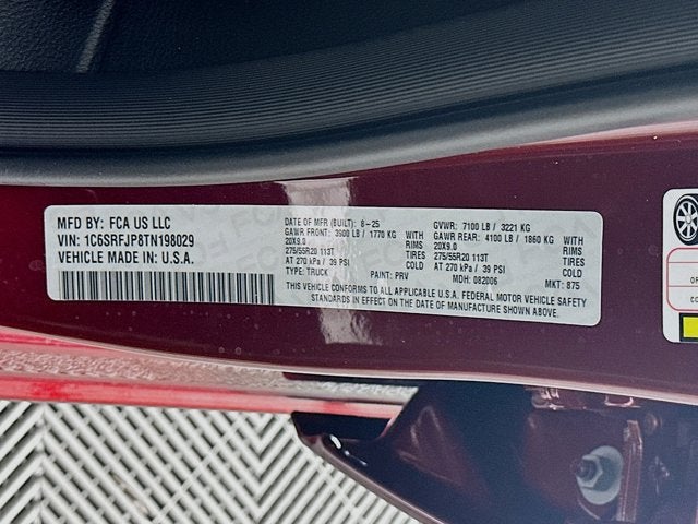 2026 RAM Ram 1500 RAM 1500 LARAMIE CREW CAB 4X4 5'7' BOX