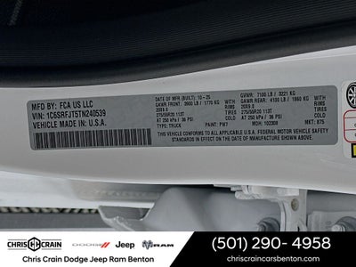 2026 RAM Ram 1500 RAM 1500 LARAMIE CREW CAB 4X4 5'7' BOX