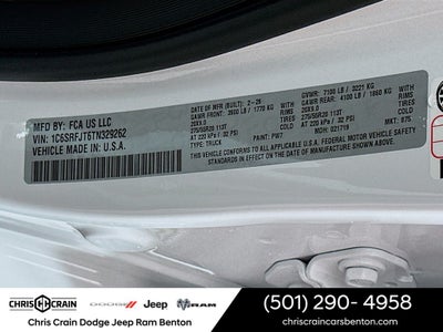 2026 RAM Ram 1500 RAM 1500 LARAMIE CREW CAB 4X4 5'7' BOX