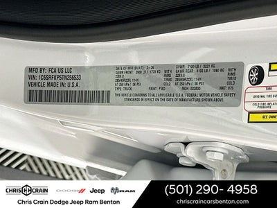 2026 RAM Ram 1500 RAM 1500 TUNGSTEN CREW CAB 4X4