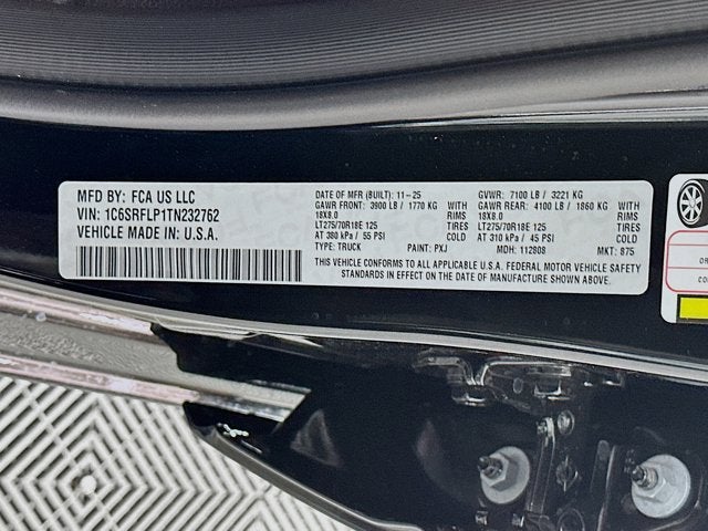 2026 RAM Ram 1500 RAM 1500 REBEL CREW CAB 4X4 5'7' BOX