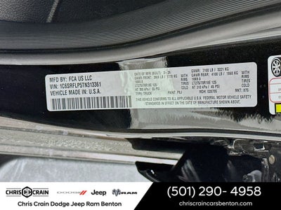 2026 RAM Ram 1500 RAM 1500 REBEL CREW CAB 4X4 5'7' BOX