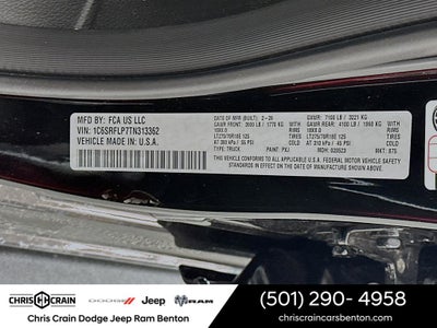 2026 RAM Ram 1500 RAM 1500 REBEL CREW CAB 4X4 5'7' BOX