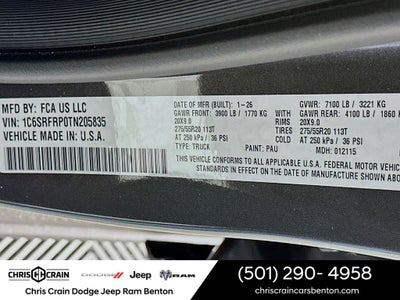 2026 RAM Ram 1500 RAM 1500 LARAMIE CREW CAB 4X4 6'4' BOX