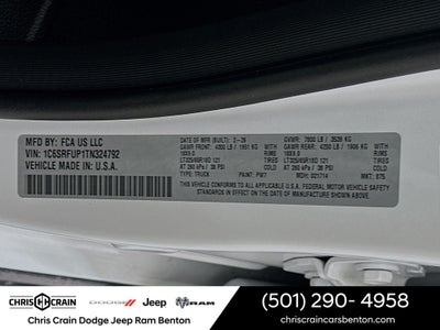 2026 RAM Ram 1500 RAM 1500 RHO CREW CAB 4X4 5'7' BOX