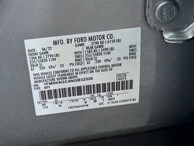 2022 Ford Explorer ST