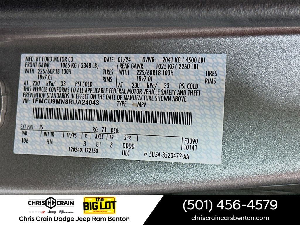 2024 Ford Escape ST-Line