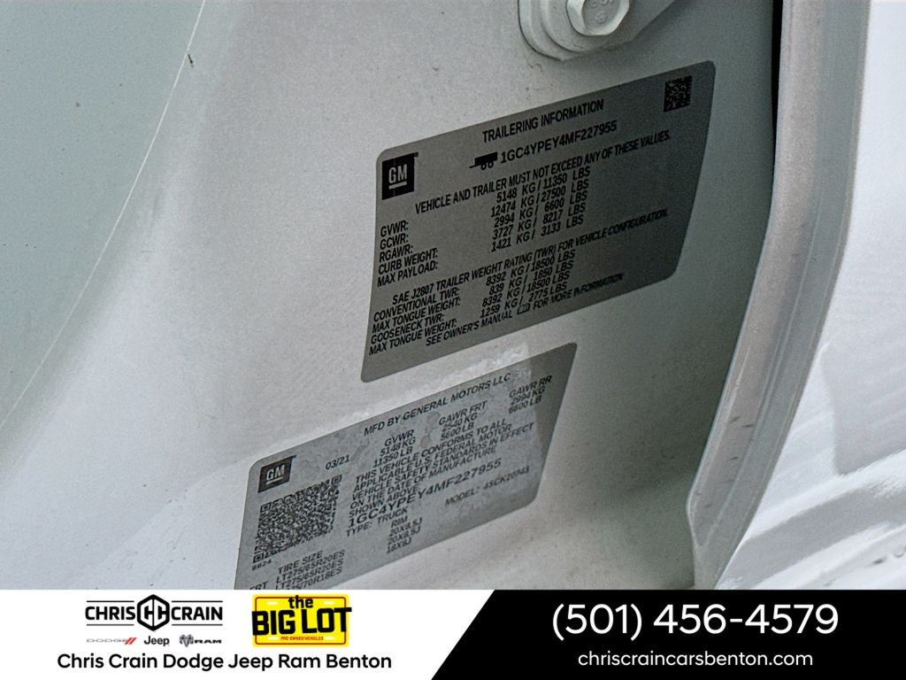 2021 Chevrolet Silverado 2500HD 4WD Crew Cab Standard Bed LTZ