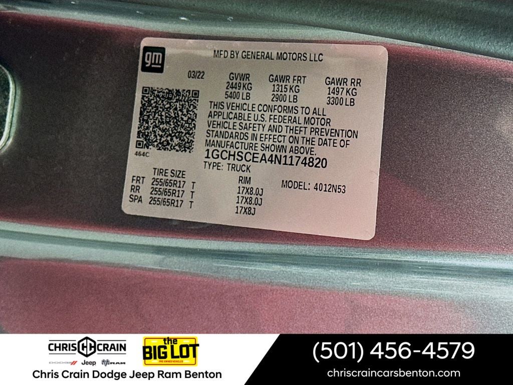 2022 Chevrolet Colorado LT