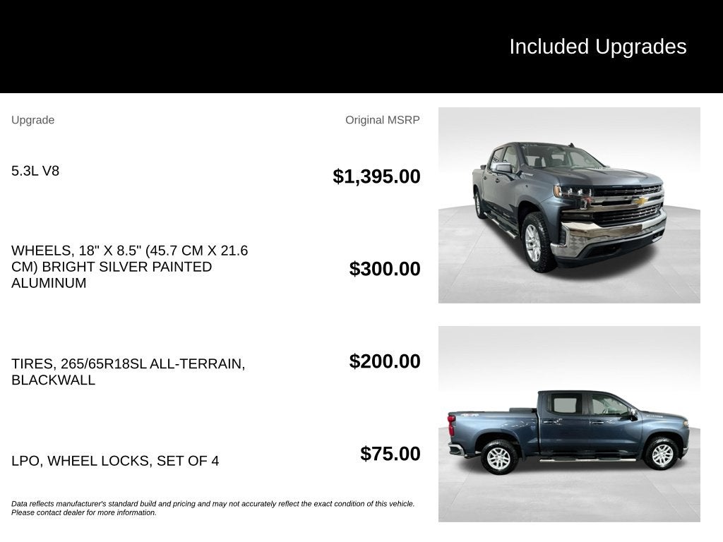 2021 Chevrolet Silverado 1500 4WD Crew Cab Short Bed LT