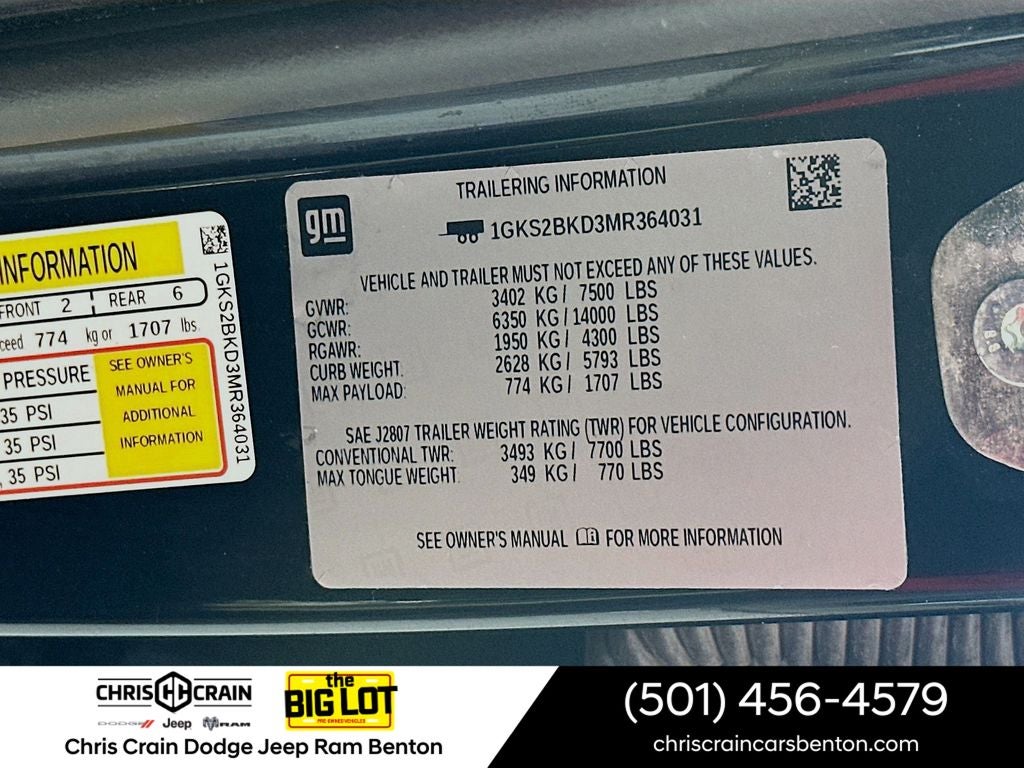 2021 GMC Yukon 4WD SLT