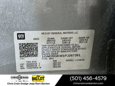 2023 Chevrolet Traverse FWD LT Cloth