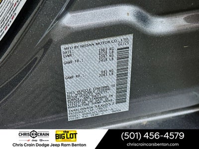 2025 Nissan Altima SV FWD