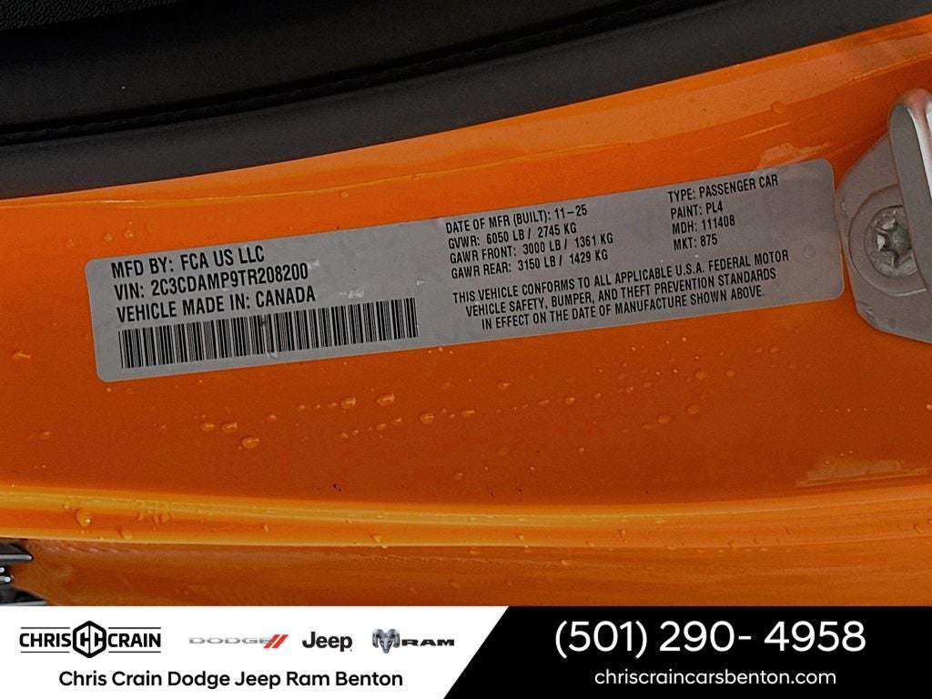 2026 Dodge Charger CHARGER SCAT PACK 2-DOOR AWD