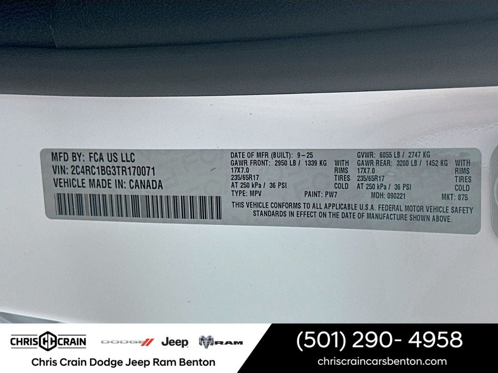 2026 Chrysler Pacifica PACIFICA SELECT