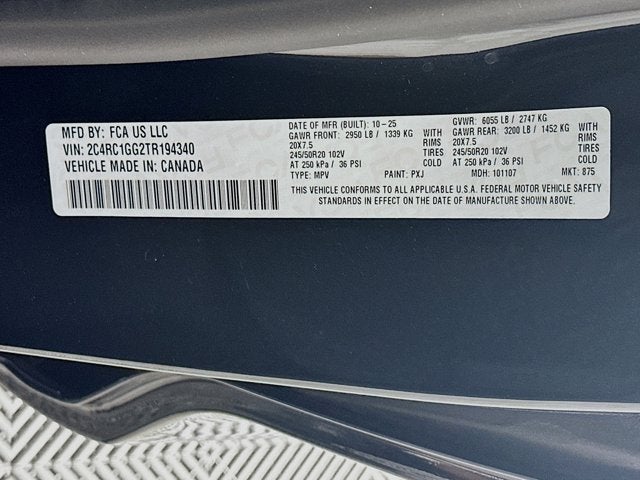 2026 Chrysler Pacifica PACIFICA LIMITED